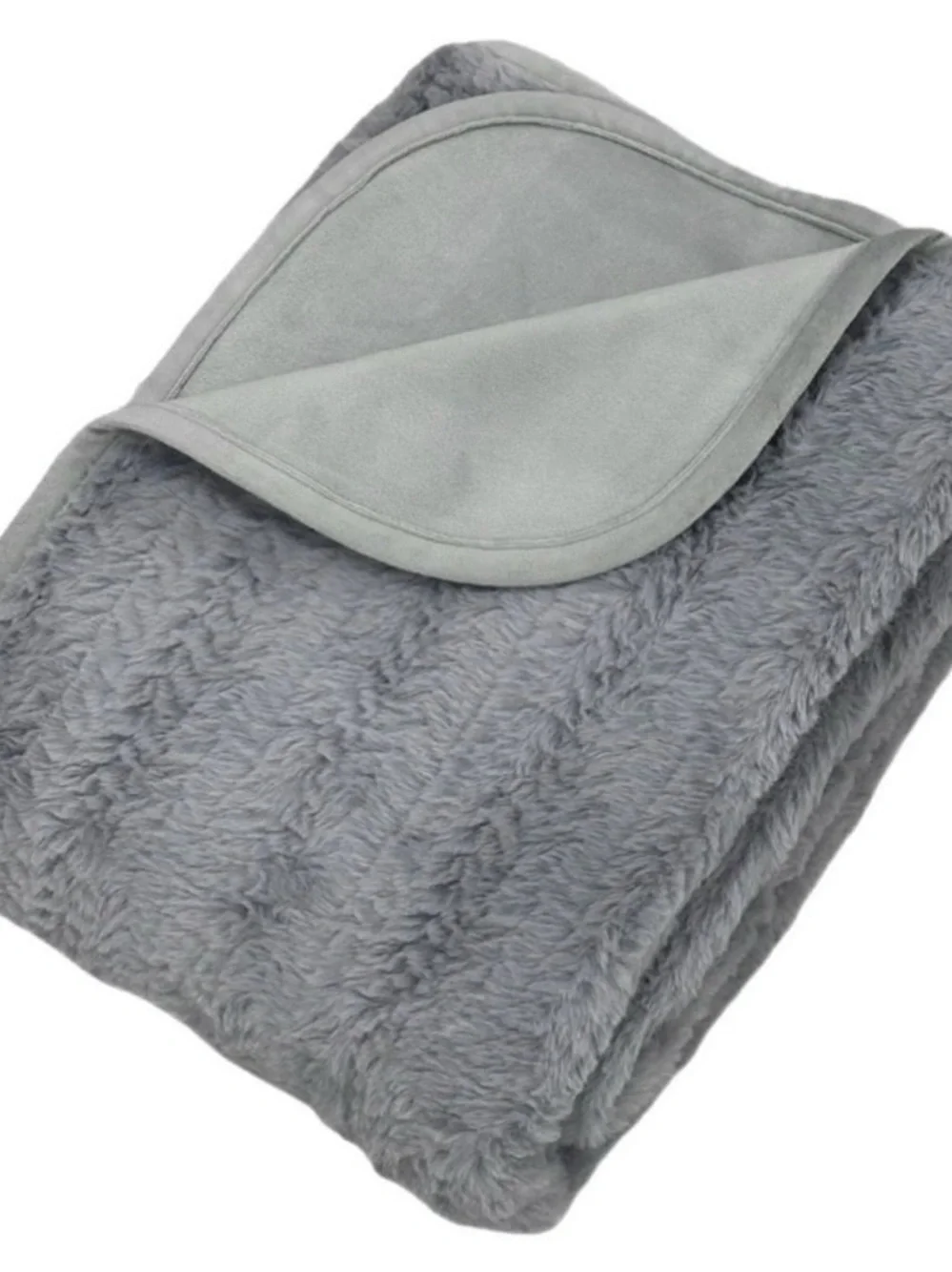 Brent + Woof Plush Waterproof Pet Blanket - Gray